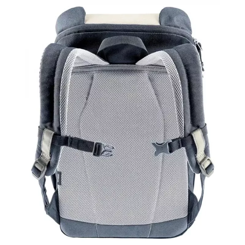 Kompakta dienas mugursoma DEUTER Kikki — Poliesters 8 L, 350×200×170 mm, 310 g, Melna/Balta