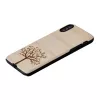 Viedtālruņa maciņš man and wood iPhone X/XS, ābeles koks, melns