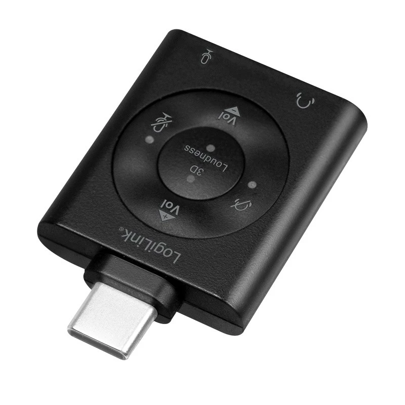 USB3.2 audio adapteris USB-C/vīr. uz 2x 3,5 mm/ligzdu 7.1