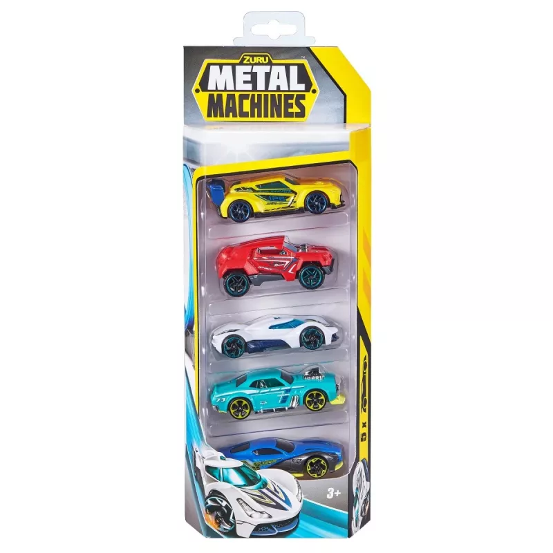 Zuru Metal Machines 5 metāla automašīnu komplekts 1:64, 2. sērija, dažādi modeļi