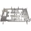Benchtable korpuss Streacom BC1 V2 – atvērts testēšanas/bench šasija, titāna krāsa