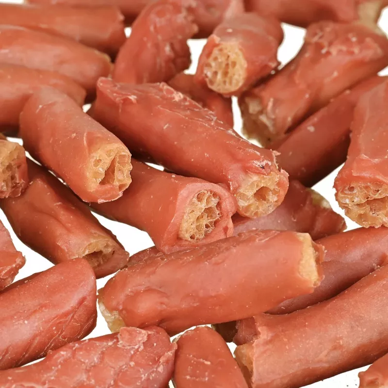 Suņu našķi PETITTO laša rīsu stienīši 500 g