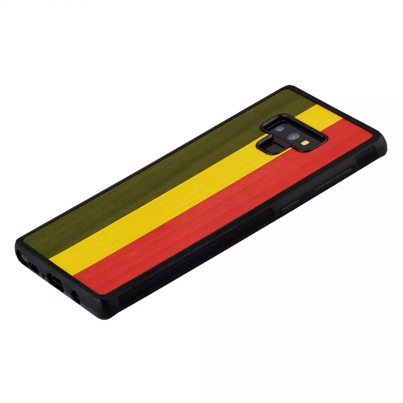 Viedtālruņa maciņš man and wood Samsung Galaxy Note 9 — Reggae Melns aizsargvāciņš