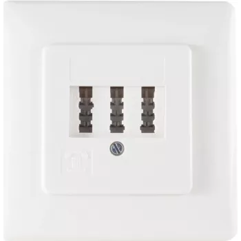 Telefona ligzda TAE NF/F ShiverPeaks 74051W — metāla rāmis, modelis 74051W