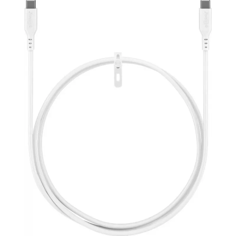 Goobay 77743 USB kabelis balts