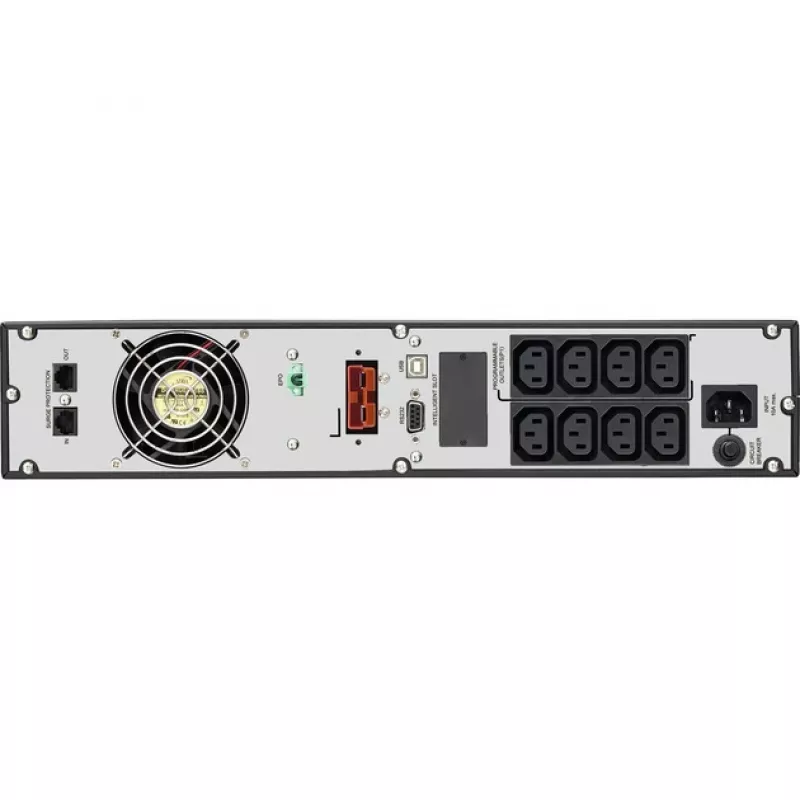 Bluewalker PowerWalker VFI 1000RM LCD - UPS - 800 Watt - 1000 VA 7 Ah - RS-232, USB - 8 Output Plugs - 2U - 48,3 cm (19) (10120144)