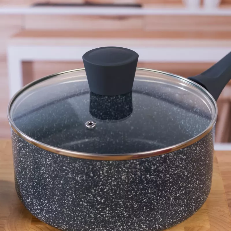 Pannu komplekts Russell Hobbs RH02818EU7, 5 gab. akmens tipa virtuves piederumu komplekts