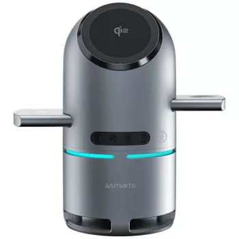 Doku uzlādes stacija ChargeBot Sound Qi2 gre