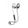 Poly BackBeat Fit 350 - austiņas - auss āķis - ievietojamas - sportam - pelēkas - baltas - binaurālas - sviedru izt
