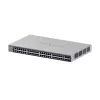 Pārvaldāms Gigabit Ethernet slēdzis Netgear GS752TX, 48x RJ-45 10/100/1000, 10G atbalsts, 1U statīvs, pelēks