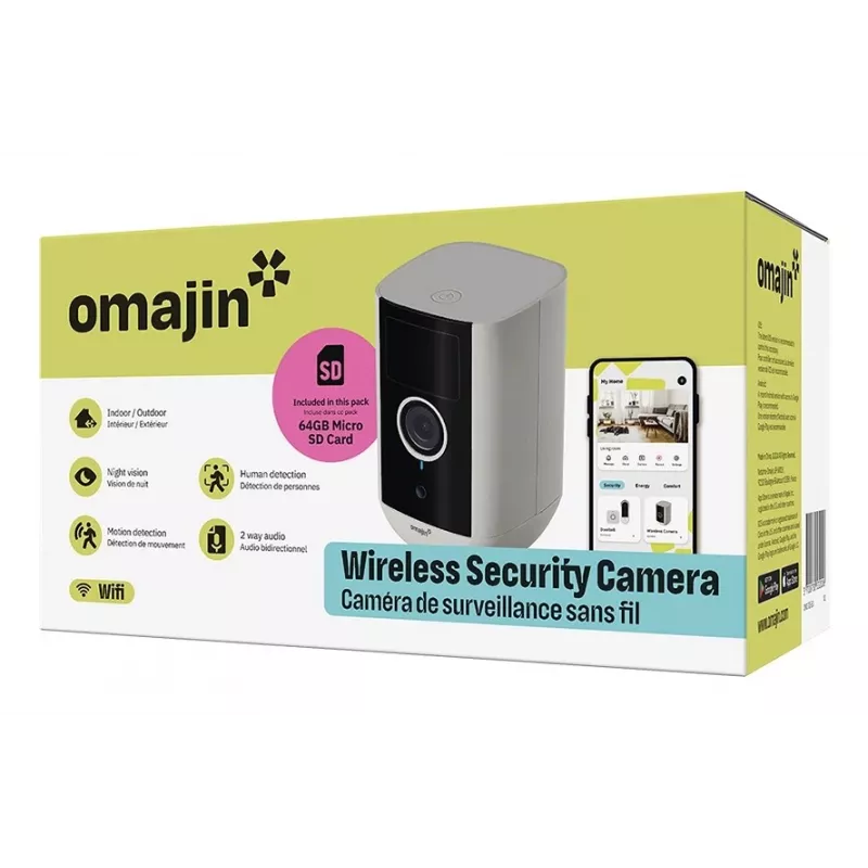 omajin by Netatmo OWC-01-EU Wi-Fi 4 IP drošības kamera