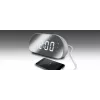 Pulksteņa radio Muse M-170CMR — digitālais pulksteņa radio, 1,2 collu LED displejs, FM, maiņstrāva 230 V, AAA rezerves baterija, spogulis/baltā krāsā