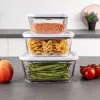 Rommelsbacher Vakuuma aizvākojamās sistēmas stikla trauku komplekts VCG 1, 3 gab. (350 ml, 670 ml, 1100 ml), caurspīdīgs
