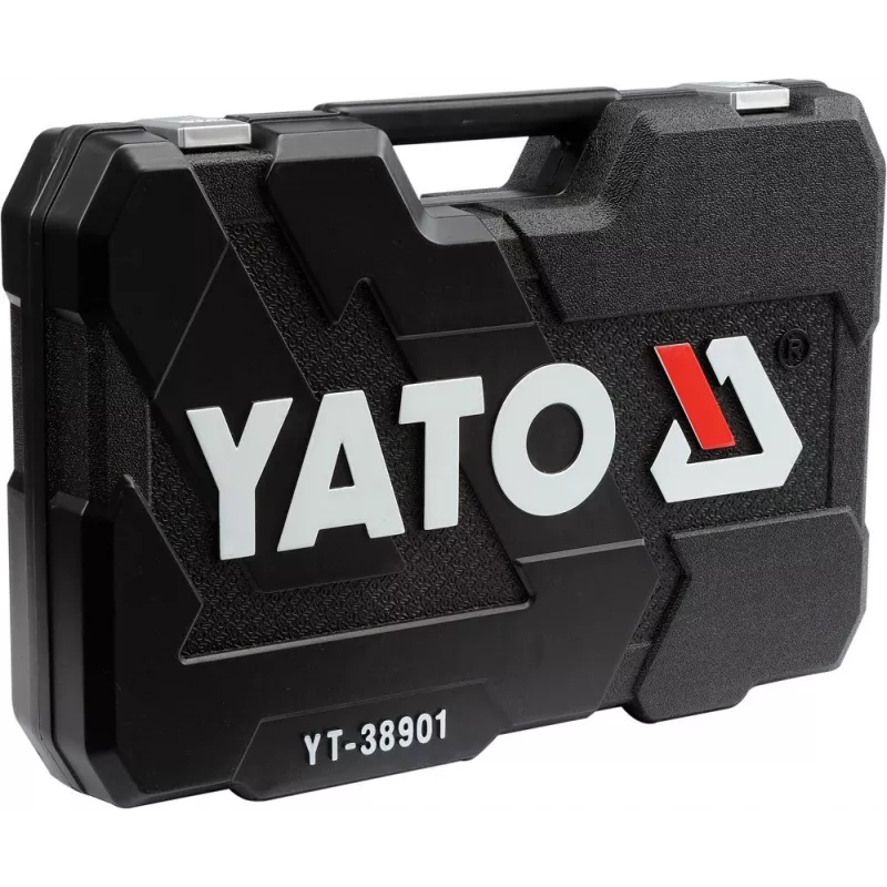 Yato YT-38901 XXL uzgriežņu atslēgu/instrumentu komplekts, 1/4–1/2 collas, 122 gab.