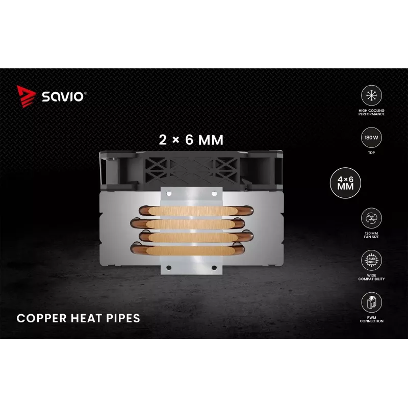 SAVIO VORTEX X2 CPU dzesētājs