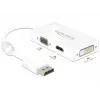 Kabelis DeLOCK 0.16m DisplayPort VGA HDMI DVI-D