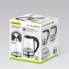Maestro MR-062-BLACK elektriskā stikla tējkanna, 1630 W, 1,2 L
