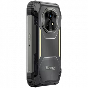 Blackview XPLORE 2 Izturīgais telefons 6,73 collu AMOLED 3200x1440 120Hz 12/256Gb MT 8300 astoņkodolu 3,35GHz 50MP priekšējā 50+20MP aizmugurējā kamera ar nakts redzamību 457LUM gaisma TUV zema zilā starojuma sertifikāts UL
