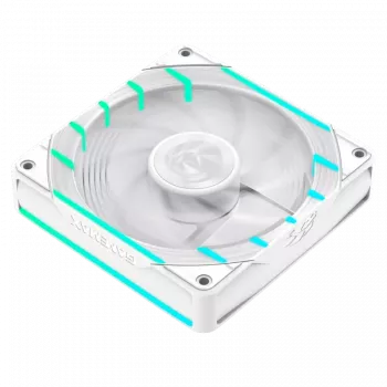 GAMEMAX TORNADO T12 ARGB-RW 120mm balts reversā lāpstiņa korpusa ventilators
