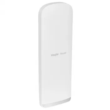 Piekļuves punkts RUIJIE Reyee RG-EST450G — virziena āra Wi‑Fi 5 piekļuves punkts, 5 GHz, 876 Mbps, 3×GE, 1×PoE IN, 1×12V līdzstrāva, IP55, 5 km, 15 dBi