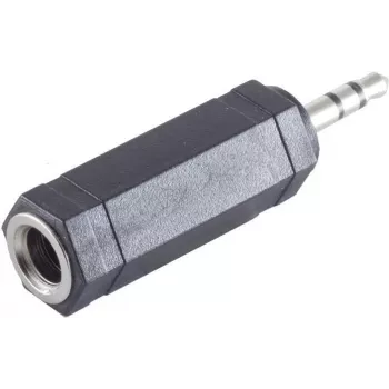 Kabeļa dzimuma pārveidotājs ShiverPeaks BS57050 3,5 mm uz 6,3 mm melns