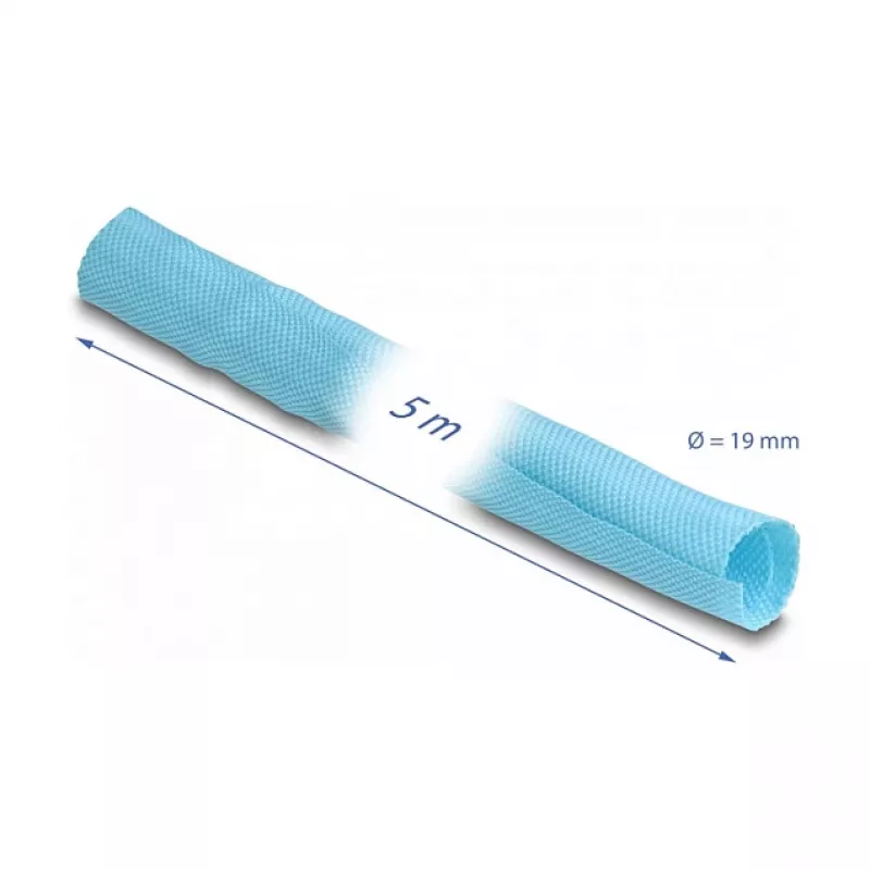 Kabeļu uzmava DeLOCK 20882 zila 2 cm poliesteris 5000 mm