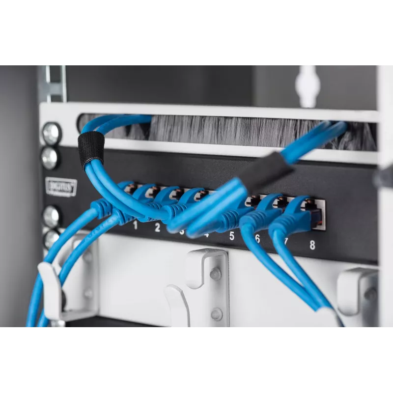 Kabeļu pārvaldības panelis Digitus DN-10 ORG-1/2U