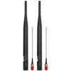 Iekštelpu Wi‑Fi antena QOLTEC 57046, divjoslu 2.4–2.5 GHz un 5.1–5.8 GHz, 5 dBi, 50 Ω