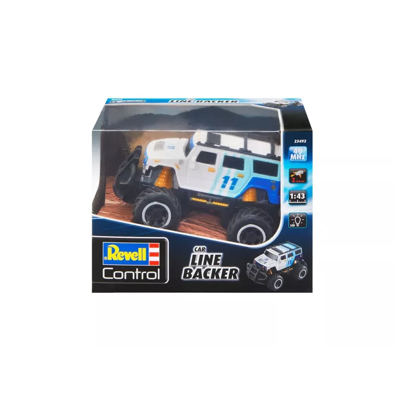 Car Revell Line Backer by REVELL — recommended age 6+, colours: Melns, blue, balta