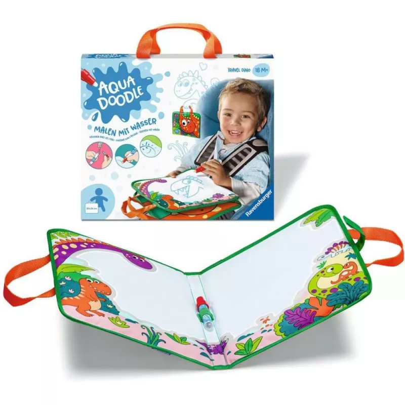 Ravensburger Aqua Doodle Travel Dino radošais komplekts – ministeps (modelis 04566)