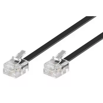Tālruņa kabelis Microconnect MPK186 RJ11 RJ11 6 m Melns