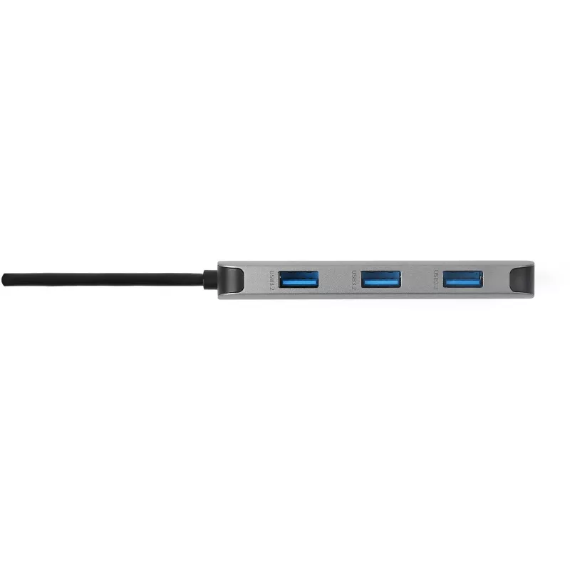 7-in-1 USB-C Dongle Acer — USB 3.2 Gen 1 Type-C, 3x USB-A, HDMI, SD/microSD, 100 W PD, Sudraba krāsa