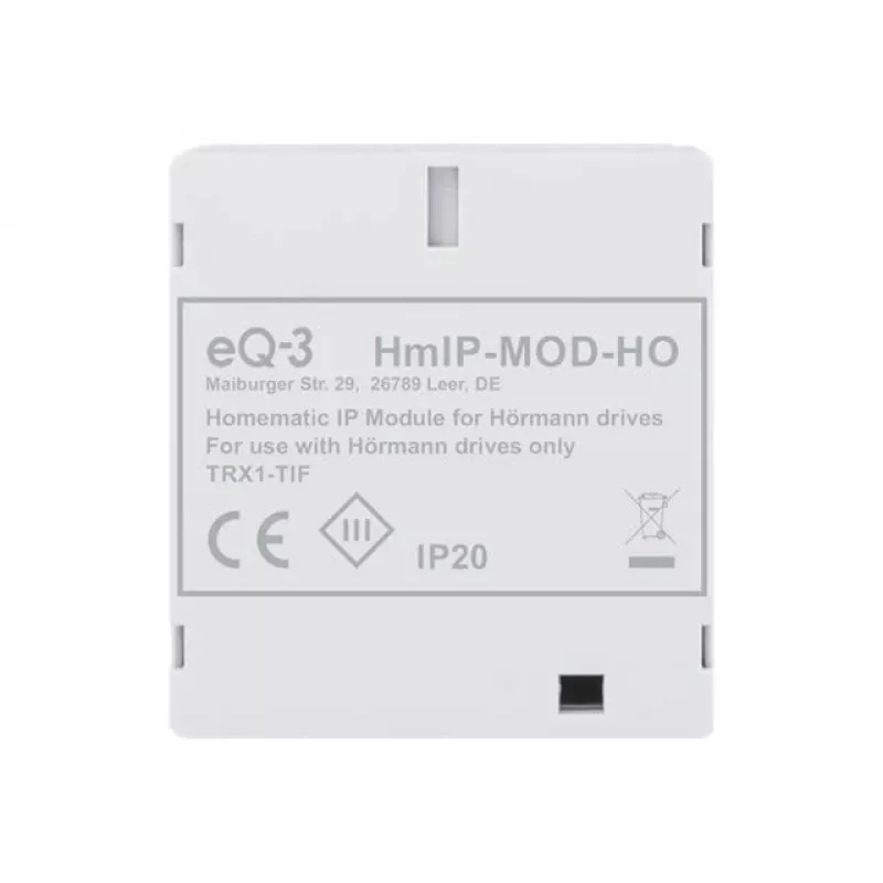 Paplašināšanas modulis Homematic IP 153986A0 — balts, bezvadu 868 MHz, 48×16×52 mm