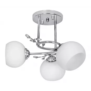Activejet Classic griestu lustras piekaramā lampa IRMA niķelis trīskārša 3xE27 viesistabai