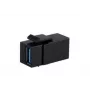 Microconnect KEYSTONE-USBA keystone modulis Melns 5 g