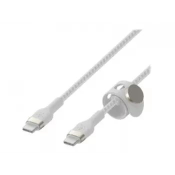 Belkin BOOSTCHARGE PRO Flex USB kabelis 1 m USB 2.0 USB C balts (CAB011BT1MWH)