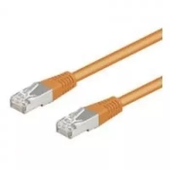 Wentronic Goobay CAT 5e komutācijas kabelis, F/UTP, oranžs, 0,5 m - CCA vara maisījums (93456)
