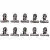 MAUL metāla dokumentu skava, Krāsa: niķelis, Platums: 30 mm Saspiešanas platums: 10 mm, pašapkalpošanās iepakojums (21730-96)