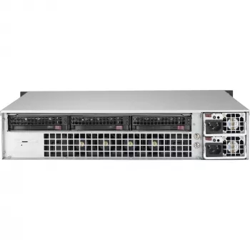 Super Micro Supermicro SC823M TQC-R802LPB - plaukta - montējams plauktā - 2U - uzlabots, paplašināts ATX - SATA/SAS - karstās nomaiņas 800 W - melns (CSE-823MTQC-R802LPB)