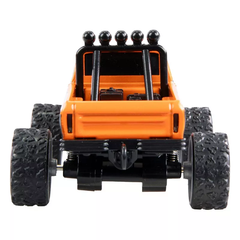 Tālvadības Monstru Kravas Automašīna Amewi DieCast 1:64 RTR Oranžā, Metāla Korpusa, Gatava Lietošanai