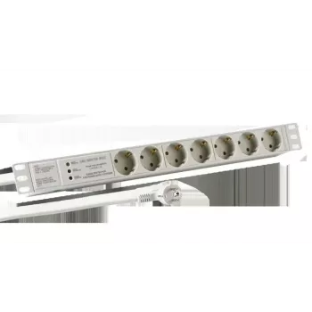 EFB Elektronik EK631DE.3GR strāvas pagarinātājs 2 m 7 maiņstrāvas kontaktligzdas Iekštelpām Gaiši pelēks