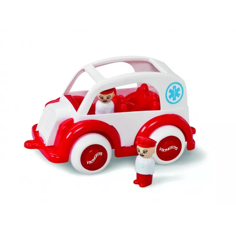 Transportlīdzeklis Jumbo ātrā palīdzība ar figūriņām Viking Toys