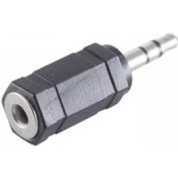 ShiverPeaks BS57016 vadu savienotājs 3,5 mm melns vīrišķais/sievišķais
