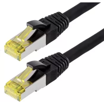Tīkla kabelis Helos CAT6 S/FTP (PIMF) 1.5m melns