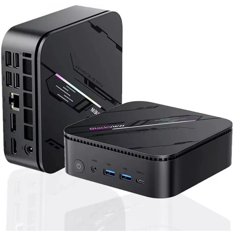 Mini PC Blackview MP100 Pro I5-12450H 16 GB 512 GB W11 PRO melns