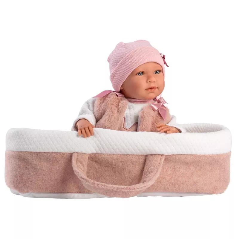 Lelle Llorens Mimi Rosa 42 cm — Llorens 74012, vinila un tekstila, locītavas ekstremitātēs