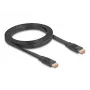 DeLOCK HDMI kabelis 2m A tipa vīrišķais uz A tipa vīrišķais 48 Gbit/s melns