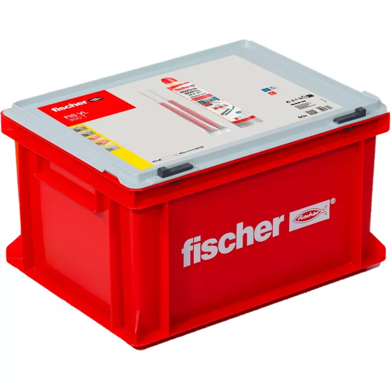 Injekcijas java FISCHER FIS VL 300 T HWK G pelēka — 20 kasetnes, katra 300 ml
