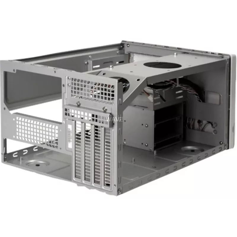 PC Case SILVERSTONE SG02-F Small Form Factor SFF Micro ATX, 2x3.5 inch bays, USB 3.0, Melns
