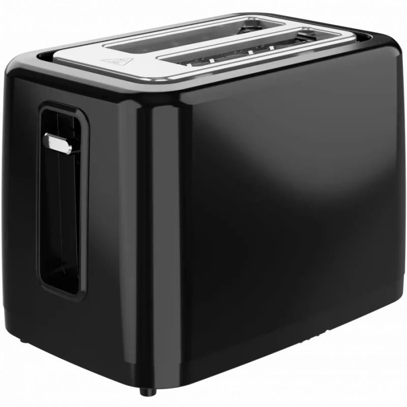 Elektriskais tosters, melns, 220-240V, 50-60Hz, 780-930W, 2 sloti, 3 režīmi, 7 grauzdēšanas līmeņi